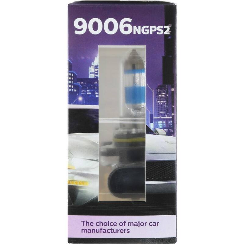 Philips NightGuide Platinum 9006 White Headlight/Fog Light (2-Pack) - 9006NGPS2