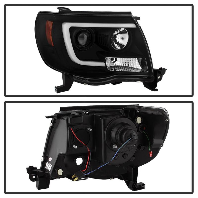 Spyder Auto Toyota Tacoma 05-11 Version 2 Projector Headlights - Light Bar DRL - Black - 5084514