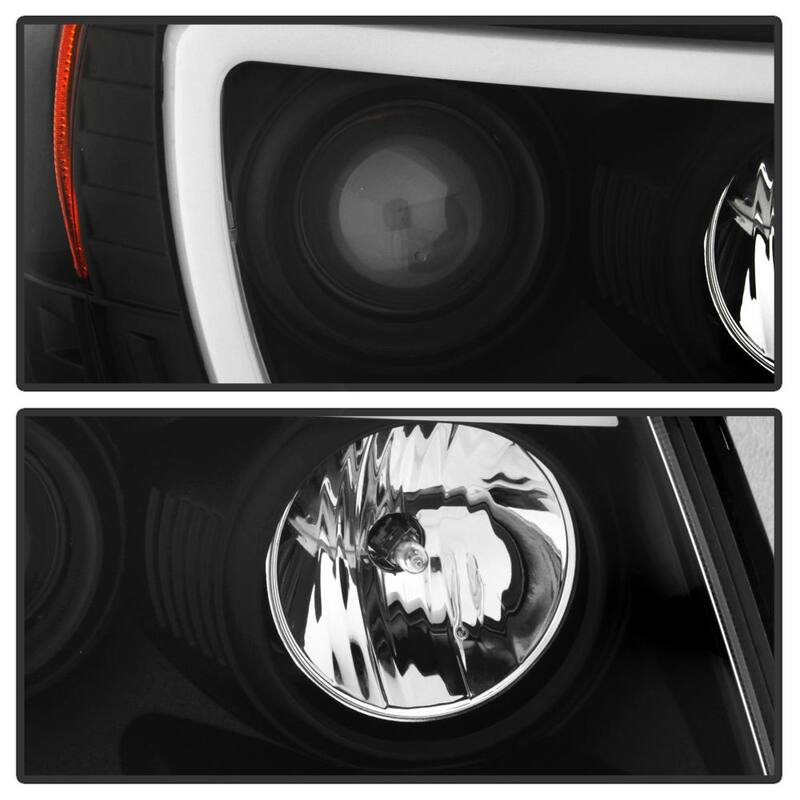 Spyder Auto Toyota Tacoma 05-11 Version 2 Projector Headlights - Light Bar DRL - Black - 5084514