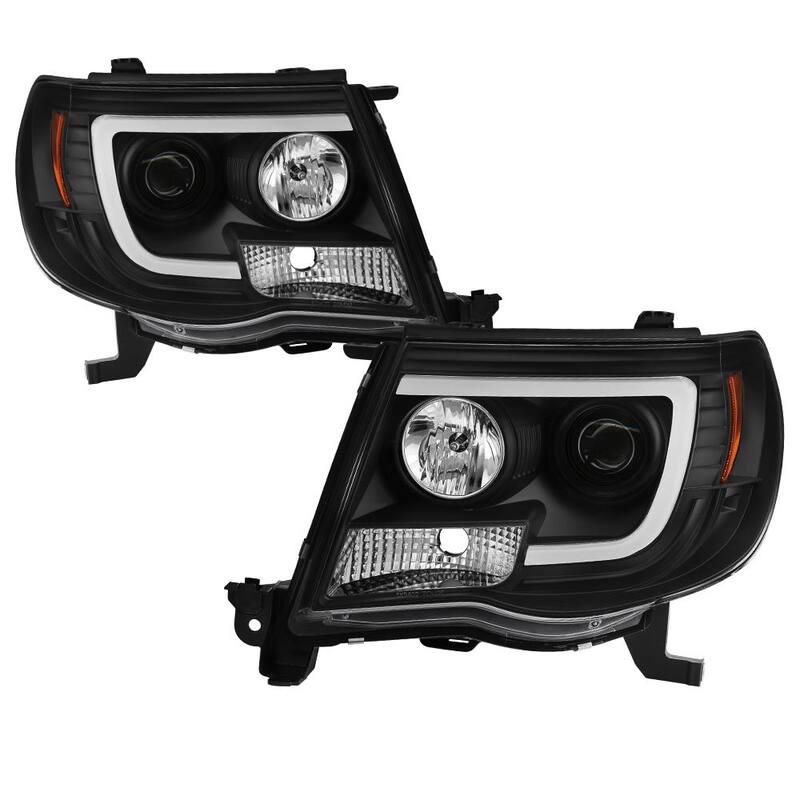 Spyder Auto Toyota Tacoma 05-11 Version 2 Projector Headlights - Light Bar DRL - Black - 5084514