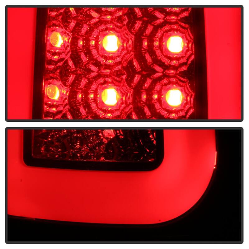Spyder Auto Ford Super Duty F-250/ F-350/ F-450 08-16 Version 3 Light Bar LED Tail Lights- Black Smoke - 5084729