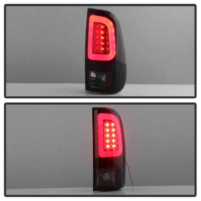 Spyder Auto Ford Super Duty F-250/ F-350/ F-450 08-16 Version 3 Light Bar LED Tail Lights- Black Smoke - 5084729