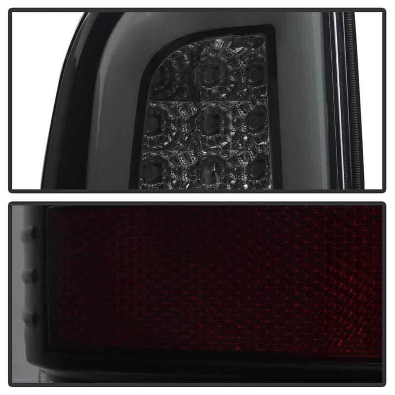 Spyder Auto Ford Super Duty F-250/ F-350/ F-450 08-16 Version 3 Light Bar LED Tail Lights- Black Smoke - 5084729