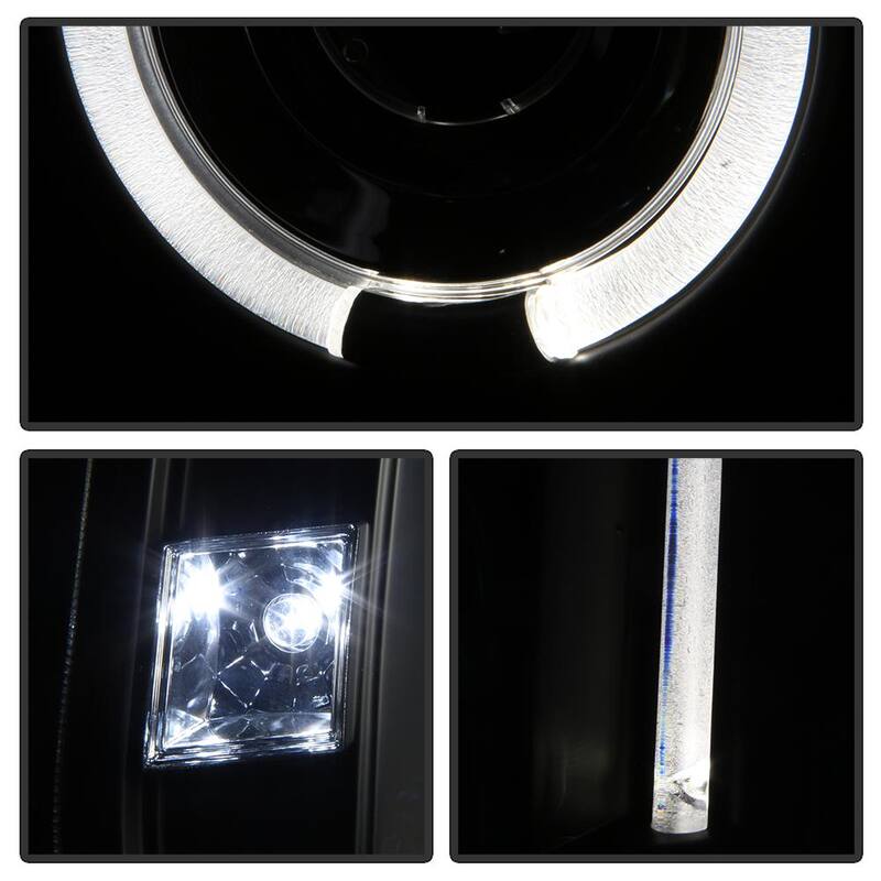 Spyder Auto GMC Yukon 07-14 / GMC Yukon Denali 07-14 / GMC Yukon XL 07-14 Projector Headlights - LED Halo - Black - 5029331
