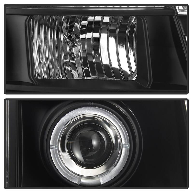 Spyder Auto GMC Yukon 07-14 / GMC Yukon Denali 07-14 / GMC Yukon XL 07-14 Projector Headlights - LED Halo - Black - 5029331