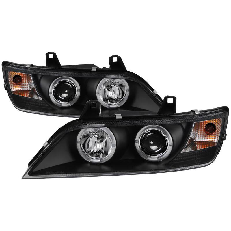 Spyder Auto BMW Z3 96-02 Projector Headlights - LED Halo - Black - High H1 (Included) - Low H1 (Included) - 5009081