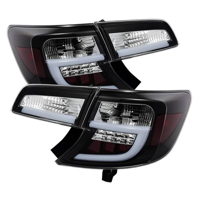 Spyder Auto Toyota Camry 12-14 Light Bar LED Tail Lights - Black - 5079411