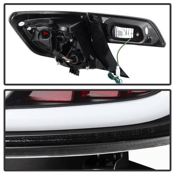Spyder Auto Toyota Camry 12-14 Light Bar LED Tail Lights - Black - 5079411