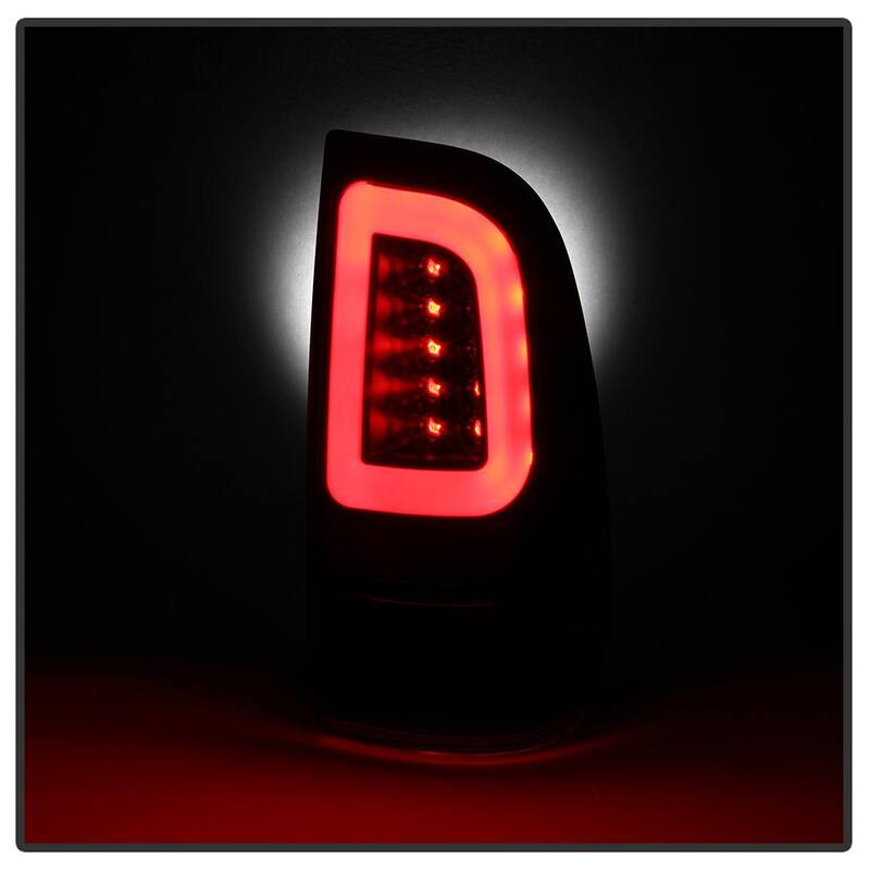 Spyder Auto Ford F150 Styleside 97-03 / F250/350/450/550 Super Duty 99-07 Version 3 Light Bar LED Tail Lights - Black - 5084231