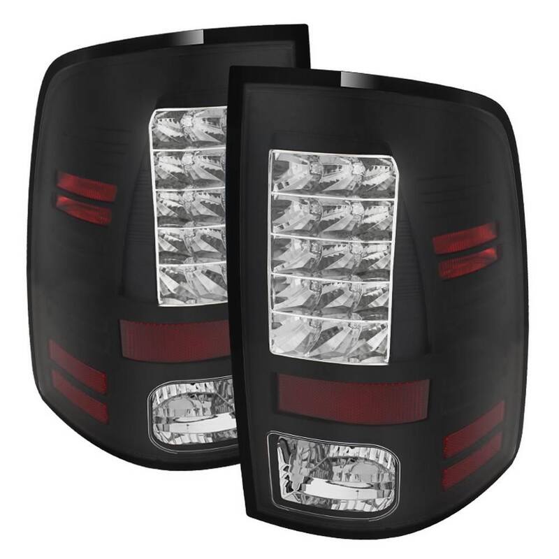 Spyder Auto Dodge Ram 1500 13-18 / Ram 2500/3500 13-18 LED Tail Lights -( Not Compatible With Incandescent Model ) - Black - 5077530