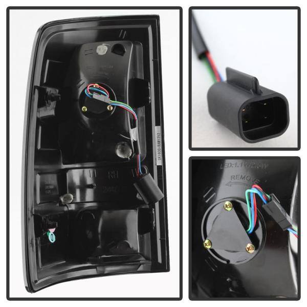 Spyder Auto Dodge Ram 1500 13-18 / Ram 2500/3500 13-18 LED Tail Lights -( Not Compatible With Incandescent Model ) - Black - 5077530