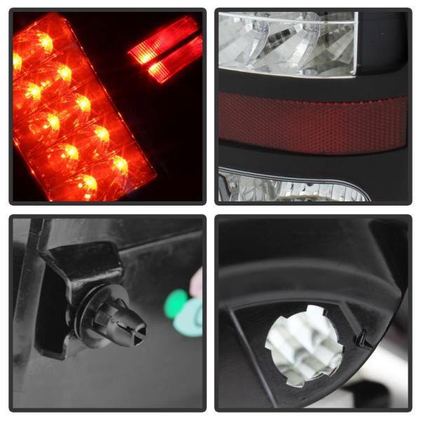 Spyder Auto Dodge Ram 1500 13-18 / Ram 2500/3500 13-18 LED Tail Lights -( Not Compatible With Incandescent Model ) - Black - 5077530