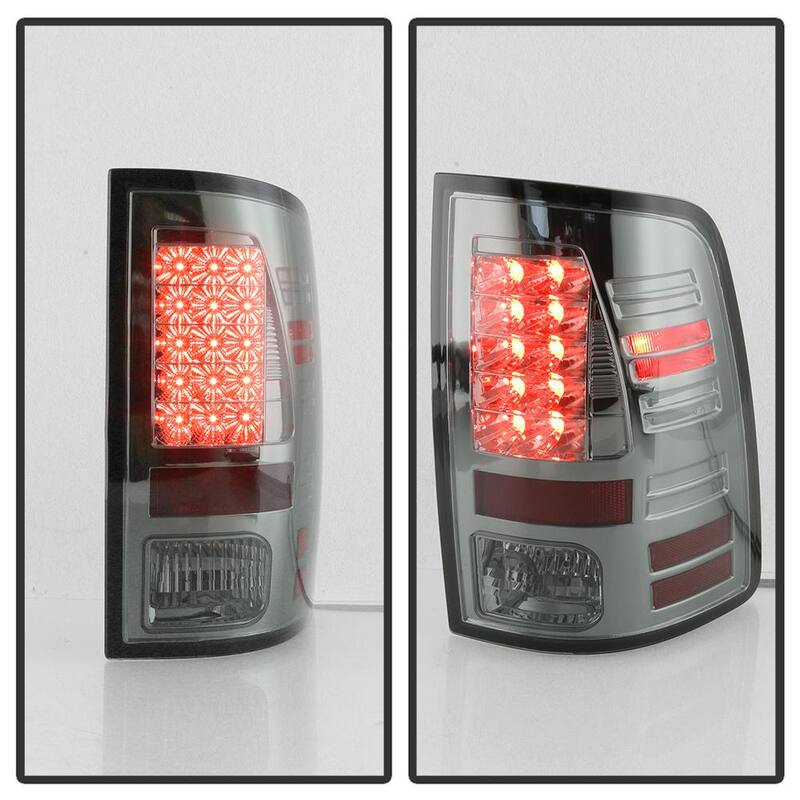 Spyder Auto Dodge Ram 1500 09-18 / Ram 2500/3500 10-18 LED Tail Lights -( Not Compatible With LED Model ) - Smoke - 5017581