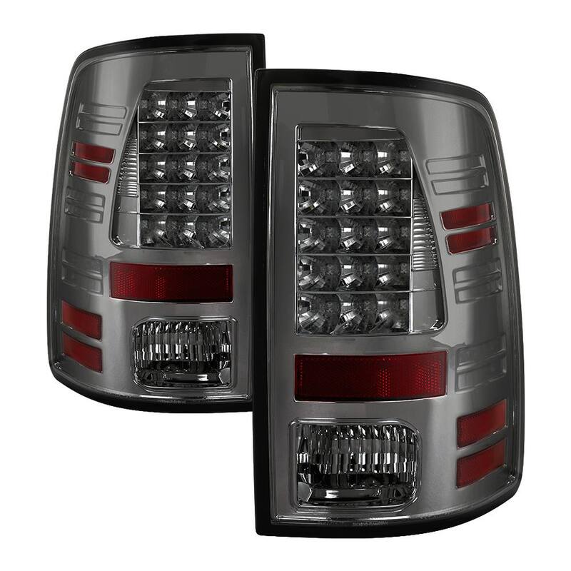 Spyder Auto Dodge Ram 1500 09-18 / Ram 2500/3500 10-18 LED Tail Lights -( Not Compatible With LED Model ) - Smoke - 5017581