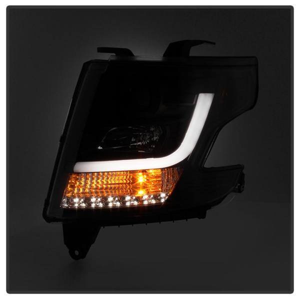 Spyder Auto Chevy Tahoe / Suburban 2015 -2016 Projector Headlights - DRL LED - Black - 5082541