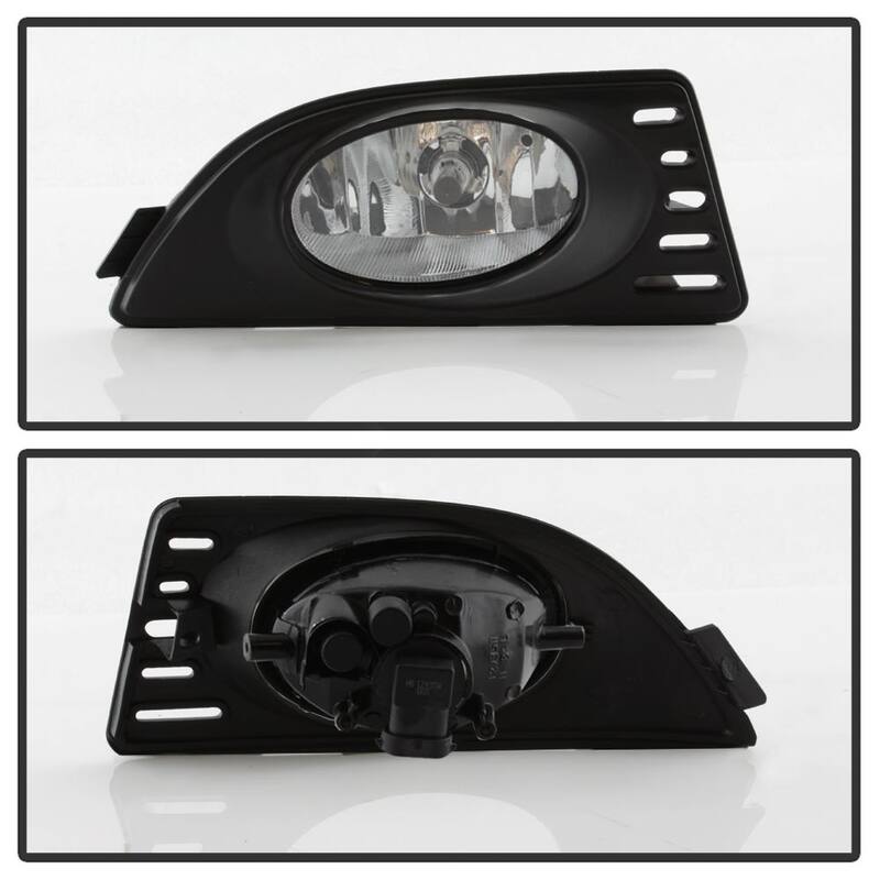 Spyder Auto Acura RSX 05-07 OEM Fog Lights w/Switch- Clear - 5020666