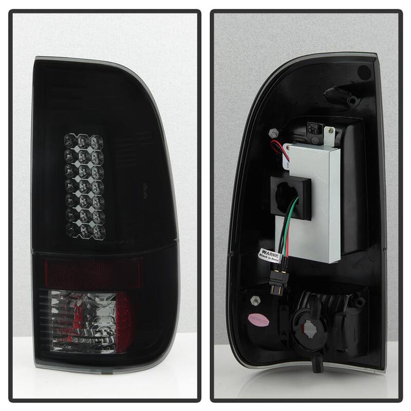 Spyder Auto Ford Super Duty F-250/ F-350/ F-450 08-16 LED Tail Lights - Black Smoke - 5083296