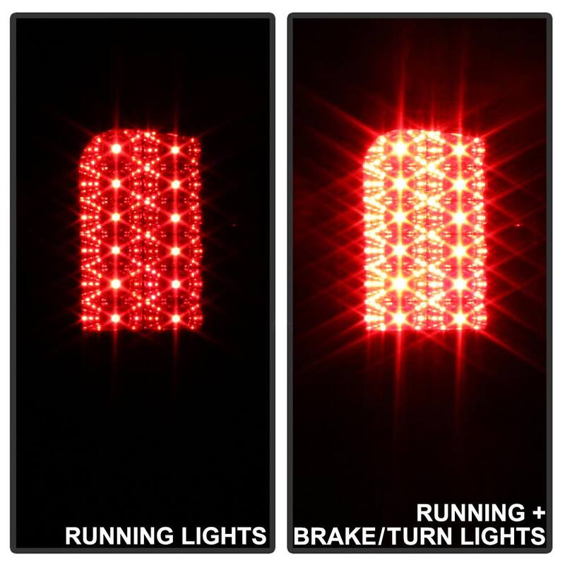 Spyder Auto Dodge Ram 1500 94-01 / Ram 2500/3500 94-02 LED Tail Lights - Black - 5002693