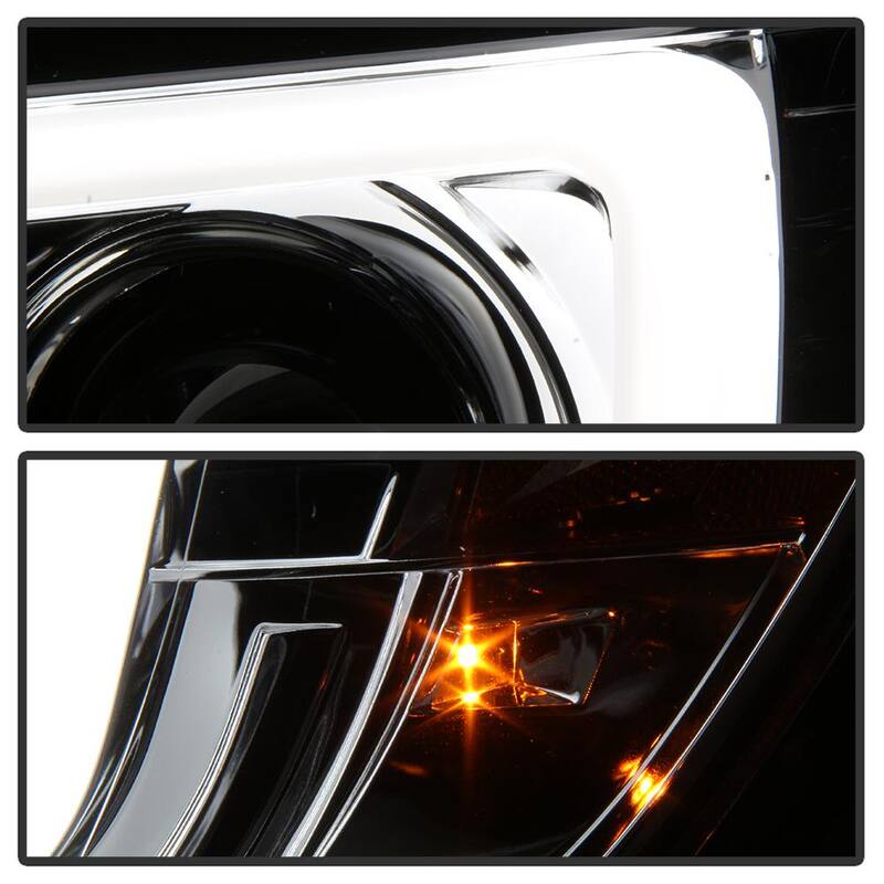 Spyder Auto Toyota Tacoma 05-11 Version 2 Projector Headlights - Light Bar DRL - Chrome - 5084668