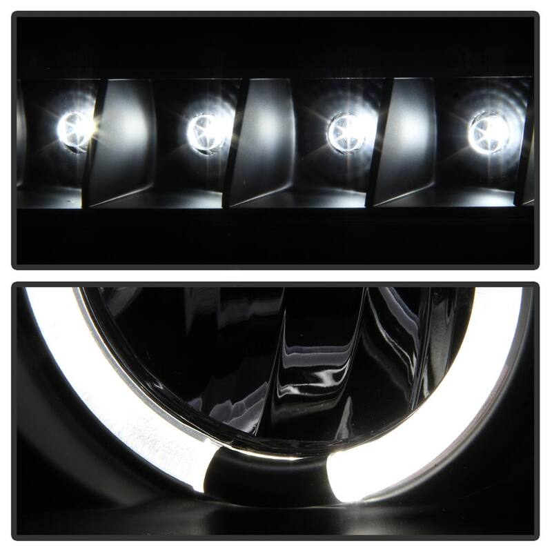 Spyder Auto Toyota Tundra 07-13 / Toyota Sequoia 08-13 Projector Headlights - Eliminates AFS function - LED Halo -Black - 5012029