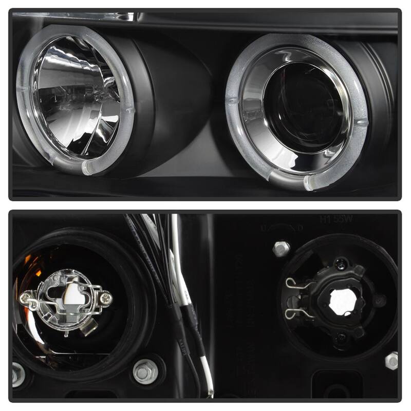 Spyder Auto Toyota Tundra 07-13 / Toyota Sequoia 08-13 Projector Headlights - Eliminates AFS function - LED Halo -Black - 5012029