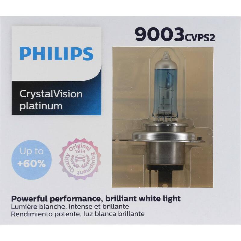 Philips Crystalvision Platinum 9003 Headlight/Fog Light (2-Pack) - 9003CVPS2