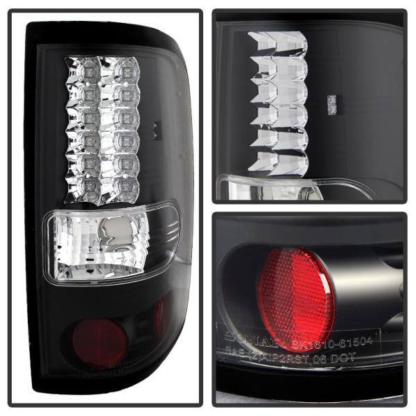 Spyder Auto Ford F150 Styleside 04-08 (Not Fit Heritage & SVT) LED Tail Lights - Black - 5003249