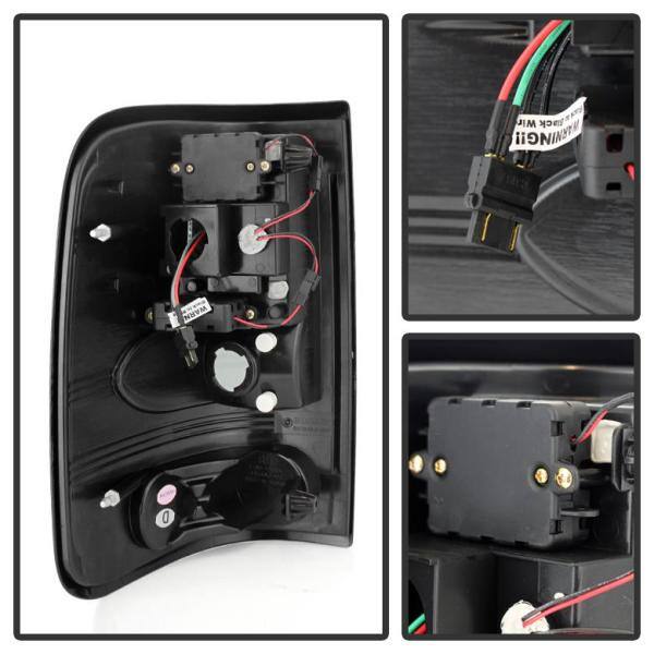 Spyder Auto Ford F150 Styleside 04-08 (Not Fit Heritage & SVT) LED Tail Lights - Black - 5003249