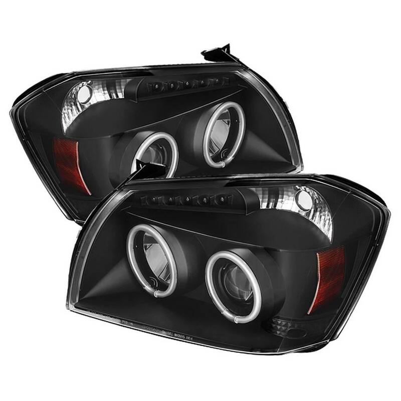 Spyder Auto Dodge Magnum 05-07 Projector Headlights - CCFL Halo - LED ( Replaceable LEDs ) - Black - 5009852