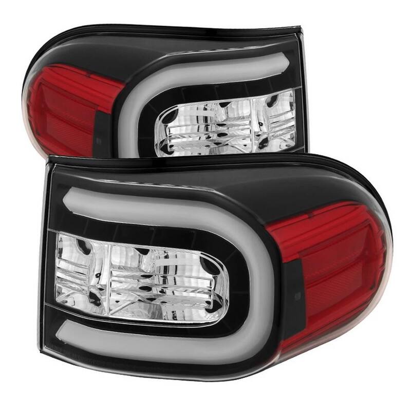 Spyder Auto Toyota FJ Cruiser 07-13 Light Bar LED Tail Lights - Black - 5079442
