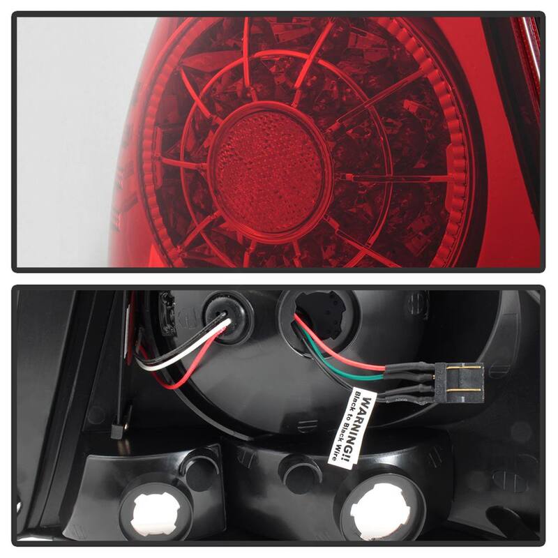 Spyder Auto Lexus IS 300 01-03 ( With Inner Trunk Lights ) LED Tail Lights - Red Clear - 5085061
