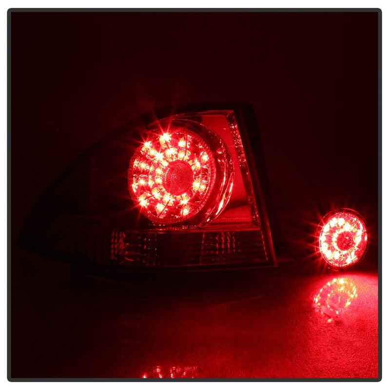 Spyder Auto Lexus IS 300 01-03 ( With Inner Trunk Lights ) LED Tail Lights - Red Clear - 5085061