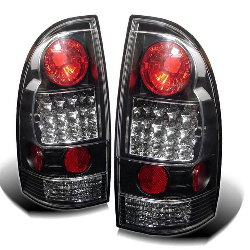 Spyder Auto Toyota Tacoma 05-15 LED Tail Lights (not compatible with factory equipped led tail lights) - Black - 5007919