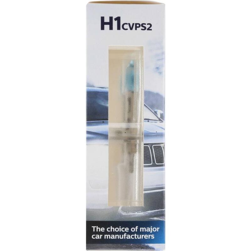Philips Crystalvision Platinum H1 Headlight/Fog Light (2-Pack) - H1CVPS2