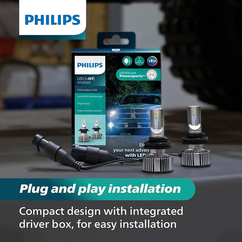 Philips UltinonSport LED Fog and Powersports 9008USLED - 9008USLED