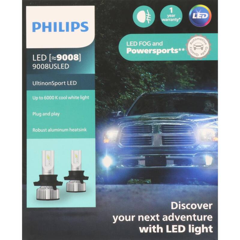 Philips UltinonSport LED Fog and Powersports 9008USLED - 9008USLED