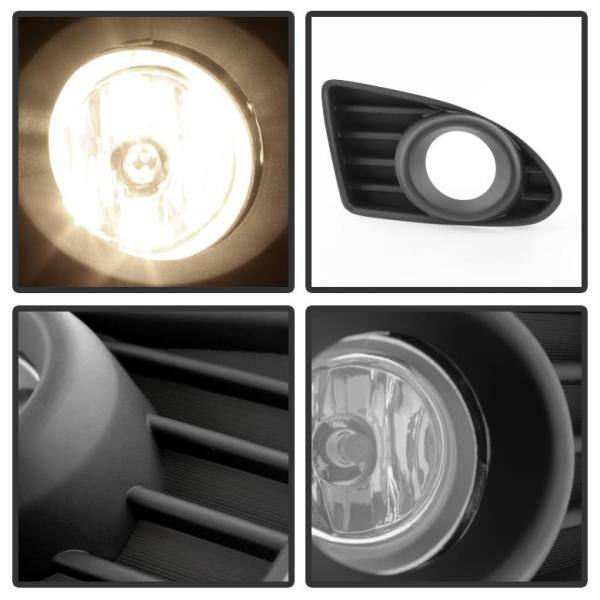 Spyder Auto Scion IQ 2012-2013 OEM Fog Light w/Switch- Clear - 5077868