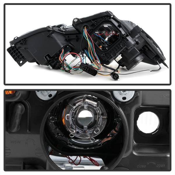 Spyder Auto Lexus GS 300 / 350 / 450 / 460 2006-2011 Projector Headlights - Xenon/HID Model Only - DRL LED - Black - 5082800