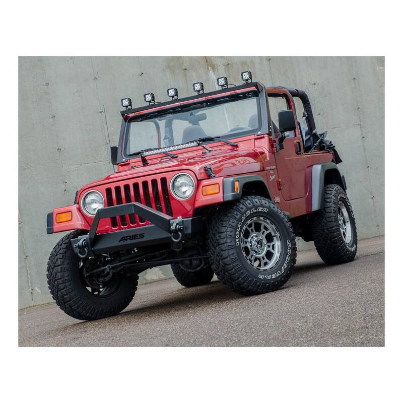 Aries Jeep TJ Roof Light Mounting Brackets & Crossbar - 15916