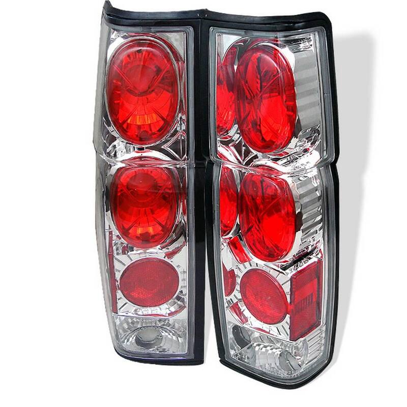 Spyder Auto Nissan Hardbody 86-97 Euro Style Tail Lights - Chrome - 5006882