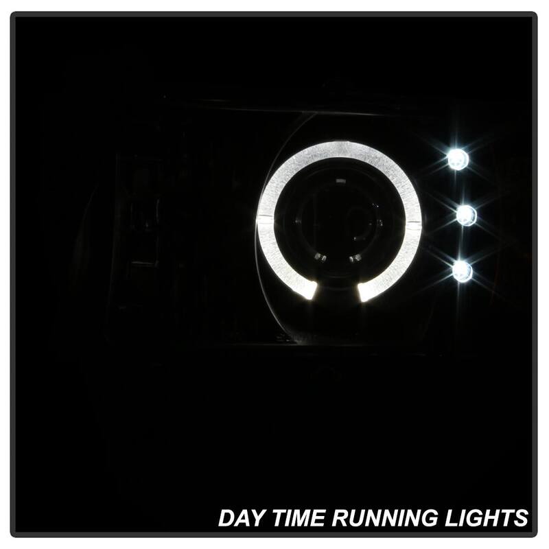 Spyder Auto Dodge Ram 1500 94-01 / Ram 2500/3500 94-02 / 99-01 Ram Sport - Projector Headlights - LED Halo- Black - 5010087