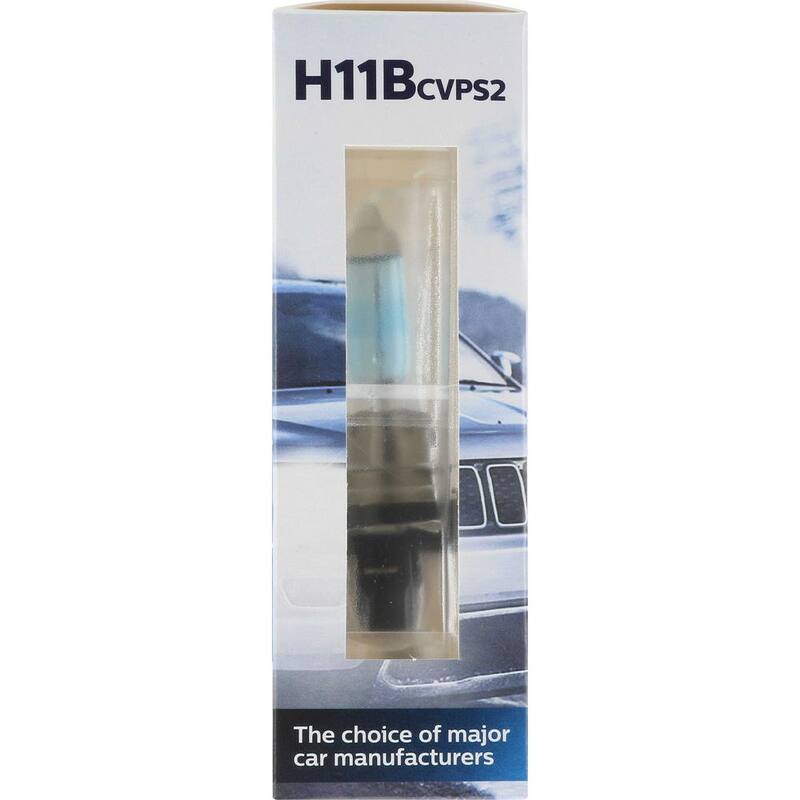 Philips CrystalVision Platinum H11B White Headlight/Fog Light (2-Pack) - H11BCVPS2