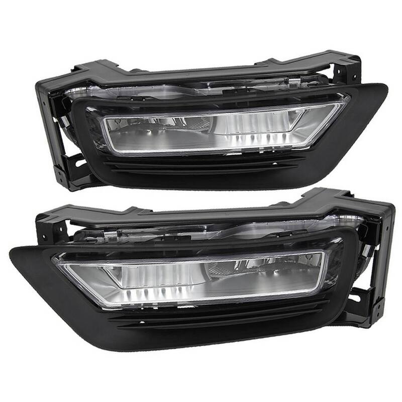 Spyder Auto Honda Accord 2013-2015 4Dr OEM Fog Lights W/Switch- Clear - 5076083
