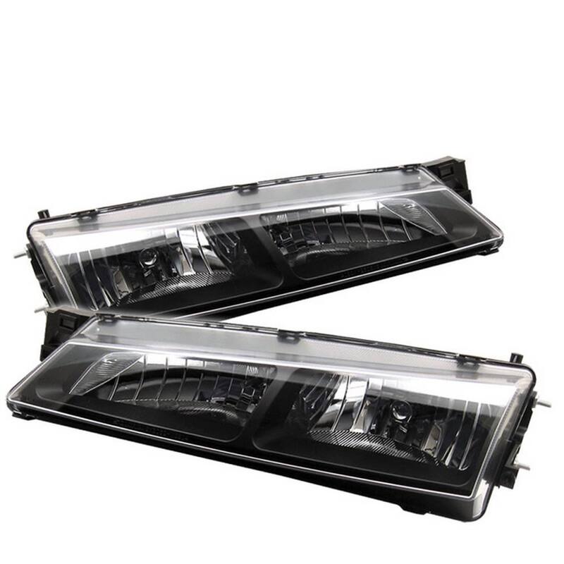 Spyder Auto Nissan 240SX 97-98 Crystal Headlights - Black - 5012616