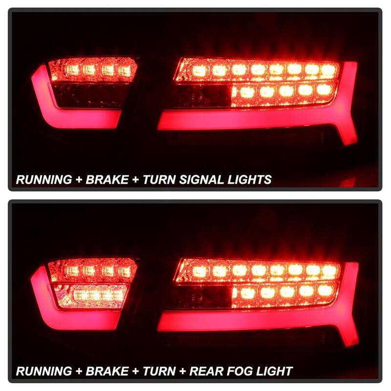 Spyder Auto Audi A6 09-12 LED Tail Lights - Black - 5085160