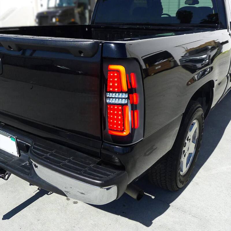 AMERICAN MODIFIED LED Tail Lights for 99-06 Chevy Silverado & 99-02 GMC Sierra - AMCHCC00201