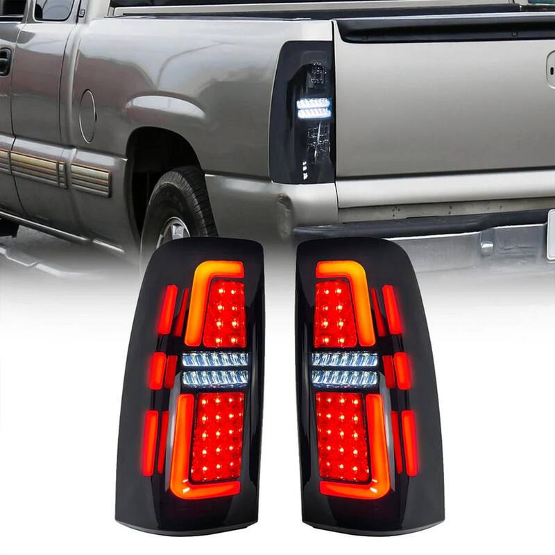 AMERICAN MODIFIED LED Tail Lights for 99-06 Chevy Silverado & 99-02 GMC Sierra - AMCHCC00201