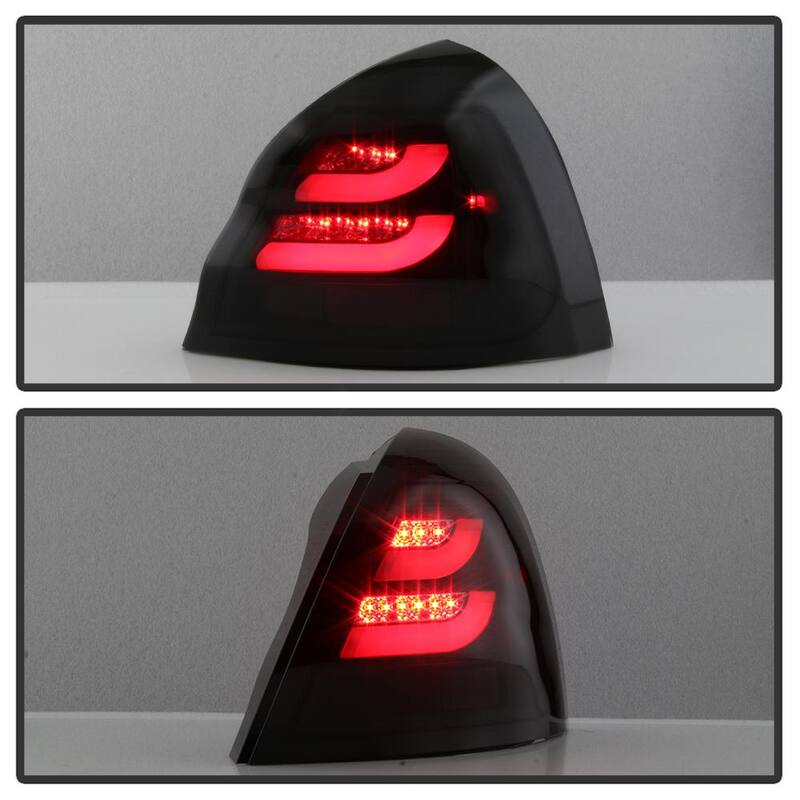 Spyder Auto Pontiac Grand Prix 04-08 Light Bar LED Tail Light - Black Smoke - 5084385