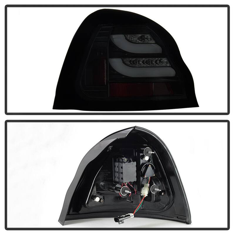 Spyder Auto Pontiac Grand Prix 04-08 Light Bar LED Tail Light - Black Smoke - 5084385