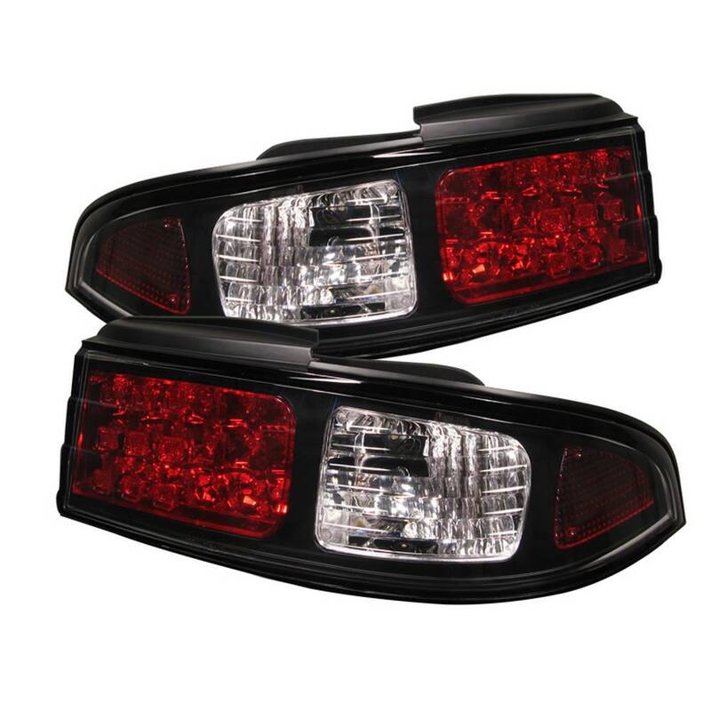 Spyder Auto Nissan 240SX 95-98 LED Tail Lights - Black - 5006622